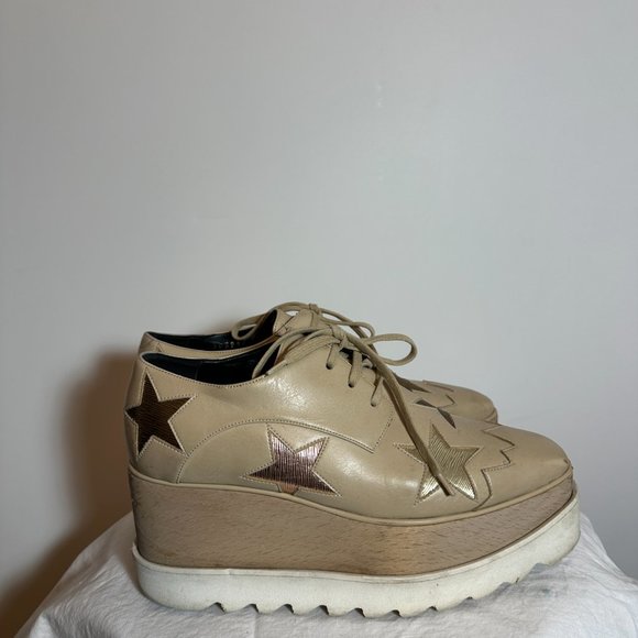 Stella McCartney elyse platforms in beige / nude - Picture 5 of 7